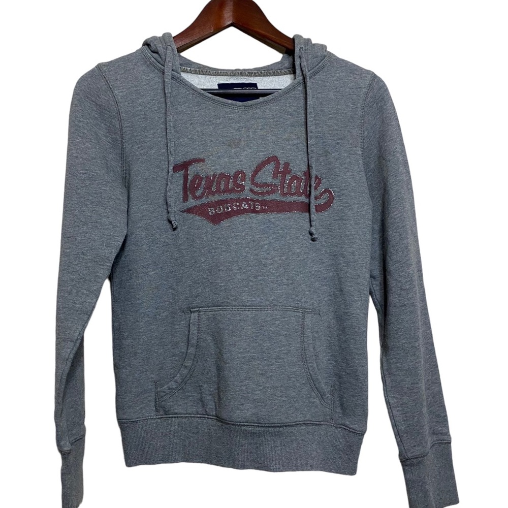 4/$24 Texas State University Bobcats Hooded Sweater Size Medium